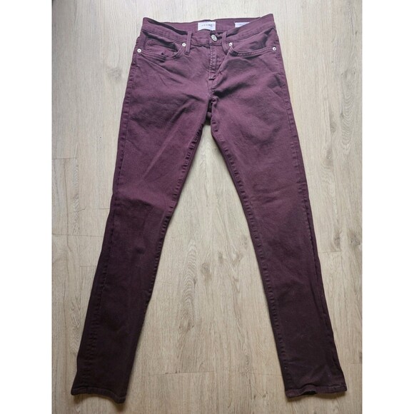 Frame Men's L'Homme Slim Burgundy Jean Size 29 - Picture 2 of 8